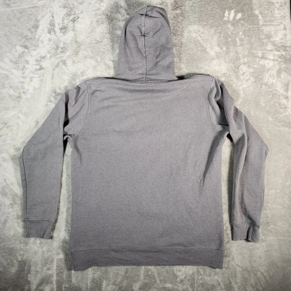 The North Face Hoodie XLG Hthr Grey Backyard Project USA Map Sweatshirt‎ Unisex